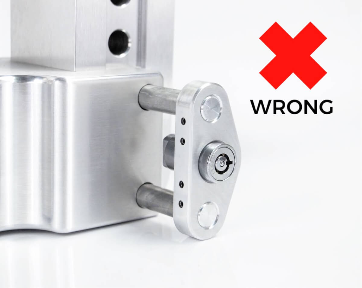 How To Properly Install Your Dual Pin Key Lock Assembly - Weigh Safe