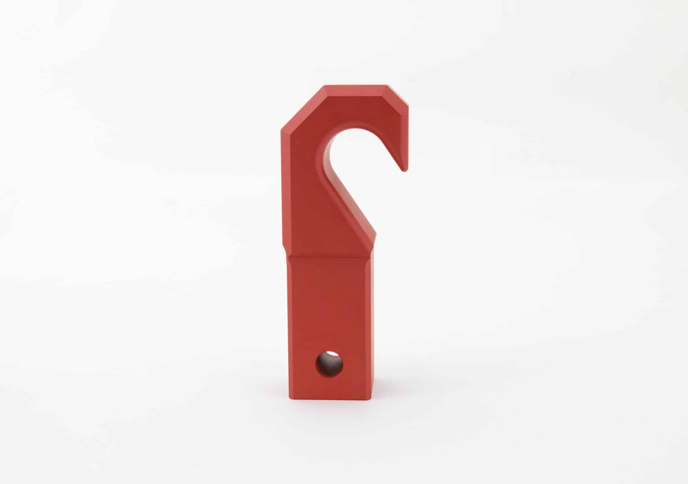 Weigh Safe Recovery Hook - Red - Standing