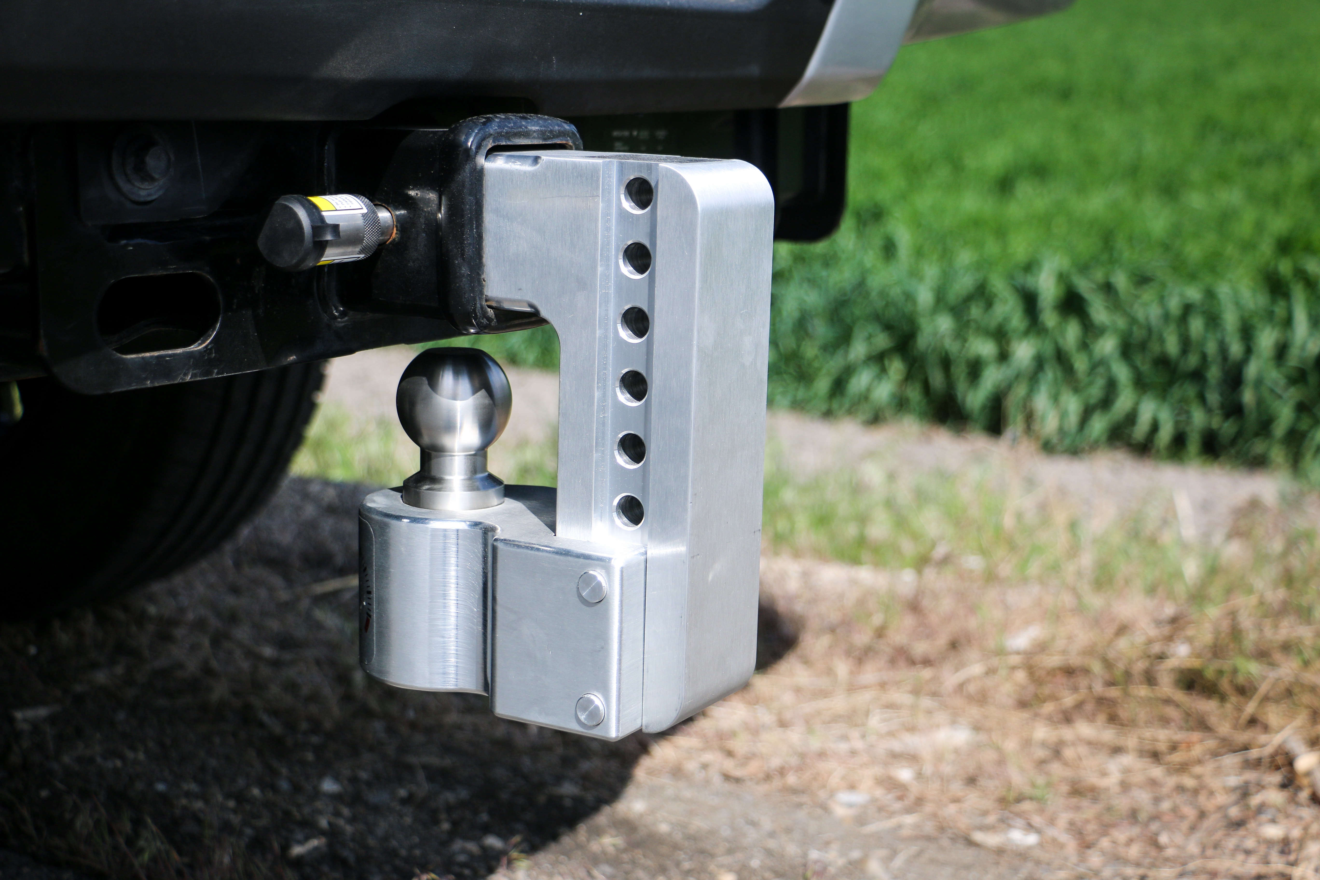 Stainless Steel Balls Weigh Safe SWS6-2.5 Ball Mount with 6 Drop 2.5 Shank//Shaft 12,500 GTW Adjustable Trailer Hitch Built-in Hydraulic Scale Black Powder Coated Steel /& Lifetime Gauge Warranty