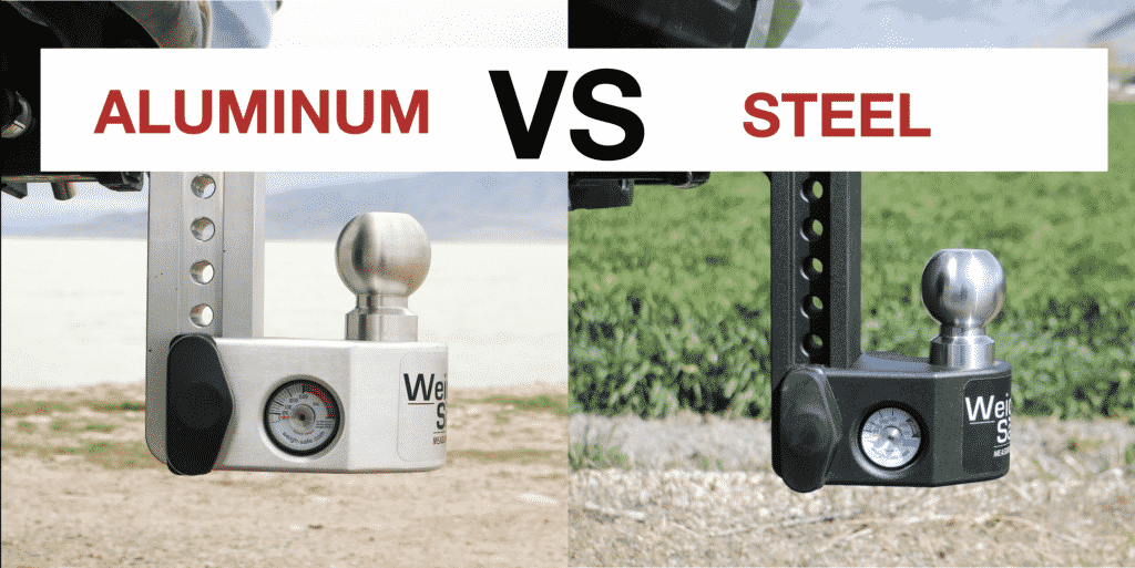 aluminum hitch vs. steel hitch