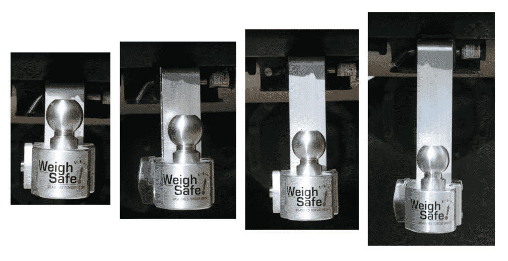 adjustable weigh safe drop hitches in 4" 6" 8" 10" - compare to b&w hitches