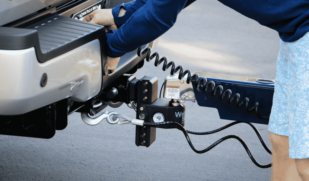 weigh safe trailer tongue weighing hitch on truck