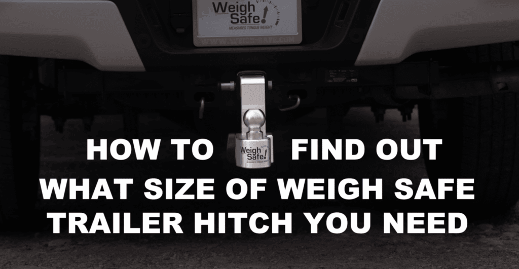 how to find out what hitch size you need - measuring trailer shank size - weigh safe