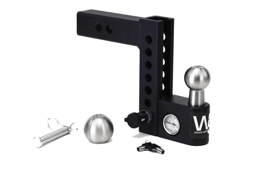 Adjustable Drop Hitches, Tongue Weight Scale